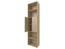 Aktenschrank >Trio< in Sonoma-Eiche - 57x231x34,5cm (BxHxT)