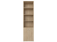 Aktenschrank >Trio< in Sonoma-Eiche - 57x231x34,5cm (BxHxT)