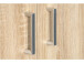 Aktenschrank >Trio< in Sonoma-Eiche - 57x231x34,5cm (BxHxT)