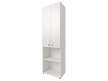 Aktenschrank >Trio< in Weiß - 57x190x34,5cm...