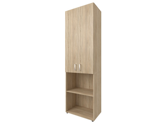 Aktenschrank >Trio< in Sonoma-Eiche - 57x190x34,5cm (BxHxT)