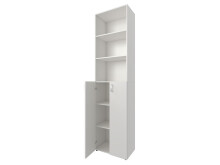 Aktenschrank >Trio< in Weiß - 57x226x34,5cm (BxHxT)
