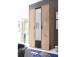 Kleiderschrank >Cilli< in Anthrazit - 119,6x196,3x53,5cm (BxHxT)