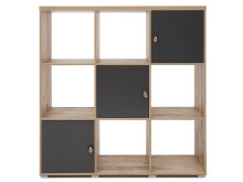 Regal >Maila< in Old Style hell - 122,5x126,5x38cm (BxHxT)