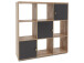 Regal >Maila< in Old Style hell - 122,5x126,5x38cm (BxHxT)