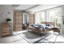 Schwebetürenschrank >Renfrew< in Old Style hell - 270x210x63cm (BxHxT)