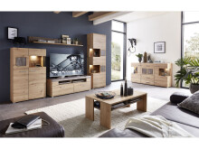 TV-Board >Springhill< in Artisan Eiche aus Metall - 140x51x47cm (BxHxT)