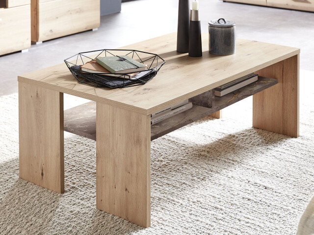 Couchtisch >Springhill< in Artisan Eiche - 110x40x65cm (BxHxT)