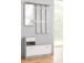 Garderoben-Set >Renton< in Strukturbeton Nachbildung - 100x180x25cm (BxHxT)