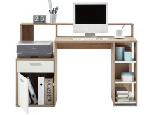 Schreibtisch >Suzanne< in Eiche - 138,5x92x53,5cm (BxHxT)