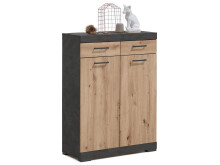 Schuhschrank >Birkenhead< in Matera - 80x109,5x35cm (BxHxT)