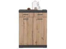 Schuhschrank >Birkenhead< in Matera - 80x109,5x35cm (BxHxT)