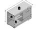 Sitzbank >Birkenhead< in Matera - 80x50x35cm (BxHxT)