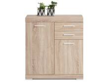 Kommode >Birkenhead II< in Eiche - 80x90x35cm (BxHxT)