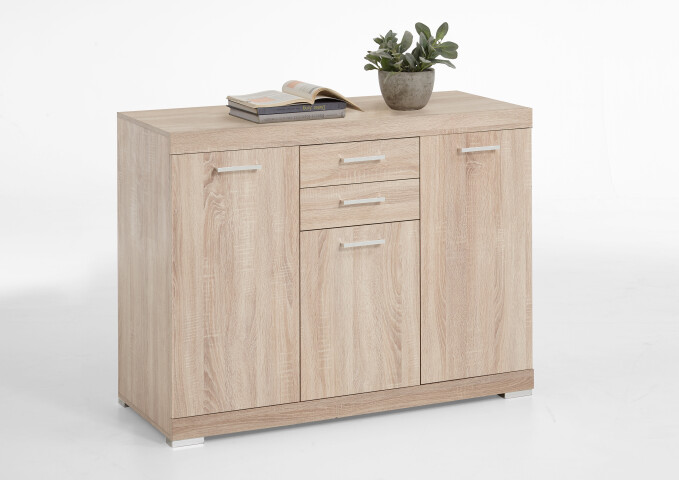 Kommode >Birkenhead IX< in Eiche - 120x90x50cm (BxHxT)