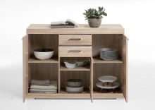 Kommode >Birkenhead IX< in Eiche - 120x90x50cm (BxHxT)