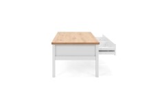 Couchtisch >Batley< in Weiß - 100x40x55cm (BxHxT)