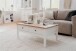 Couchtisch >Batley< in Weiß - 100x40x55cm (BxHxT)