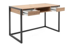 Schreibtisch >Arvada< in Artisan Eiche aus MDF - 120x75x60cm (BxHxT)