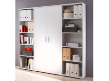 Büro-Set in Weiß aus Metall