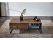 Couchtisch >Manhattan< in Haveleiche Cognac aus MDF - 115x42x65cm (BxHxT)