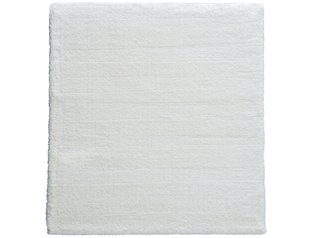 Teppich in Weiß aus 100% Polyester - 150x80x3cm (LxBxH)