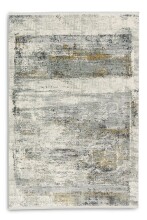 Teppich in creme/kupfer Allover aus 50% Viskose, 50%...