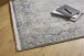Teppich in Grau/Creme Bordüre aus 50% Viskose, 50% Acryl - 150x80x0,6cm (LxBxH)