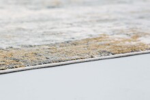 Teppich in Anthrazit/Creme Allover - 290x200x0,6 (LxBxH)