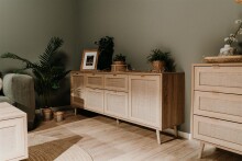 Sideboard >Kuta< in Braun - 180x71x40cm (BxHxT)