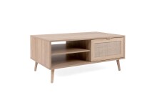 Couchtisch >Kuta< in Sonoma-Eiche Nachbildung - 100x46x60cm (BxHxT)