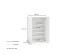 Schuhschrank >Glossy< in Weiß Hochglanz - 80x115x34cm (BxHxT)