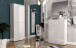 Schuhschrank >Glossy< in Weiß Hochglanz - 80x115x34cm (BxHxT)