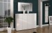 Schuhschrank >Glossy< in Weiß Hochglanz - 160x115x34cm (BxHxT)