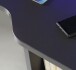 Schreibtisch >Tamas< in Schwarz/matt - 160x91,1x72cm (BxHxT)