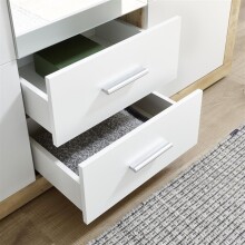 Kleiderschrank >Stern< in Artisan Eiche - 151x198x55cm (BxHxT)