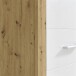 Kleiderschrank >Stern< in Artisan Eiche - 151x198x55cm (BxHxT)