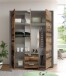 Kleiderschrank >Stern< in Betonoxid - 151x198x55cm (BxHxT)
