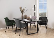 Armlehnstuhl >Brooke I< in  aus Metall - 58x83x55cm...