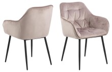 Armlehnstuhl >Brooke I< in  aus Metall - 58x83x55cm...