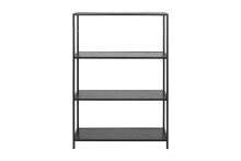 Regal >Carney< in Esche aus Metall - 77x114x35cm (BxHxT)
