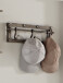 Wandgarderobe >Carrier< in Anthrazit aus Stahlrohr, Metall - 43x15x8cm (BxHxT)