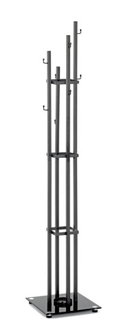 Garderobenständer >Leander< in anthrazit-schwarz - 35x183x35 (BxHxT)
