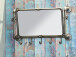 Wandgarderobe >Pipe< in Anthrazit aus Stahl, Spiegelglas - 75x45x16cm (BxHxT)