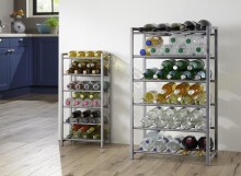 Flaschenregal >Big Return 6< in alu aus Metall - 54x90x31cm (BxHxT)