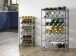 Flaschenregal >Big Return 6< in alu aus Metall - 54x90x31cm (BxHxT)