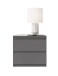 Nachtkommode >Olli< in Graphit - 45x44x38cm (BxHxT)