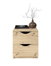 Nachtkommode >Luki< in Artisan Eiche Nachbildung -...