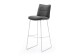 Barhocker >HAMPTON< (2er Set) in Anthrazit - 45x110x54 (BxHxT)
