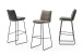 Barhocker >HAMPTON< (2er Set) in Cappuccino - 45x110x54 (BxHxT)